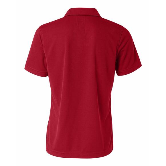 Augusta Sportswear Women's Sm Red White Colorblock Moisture Free Mesh Sport GOLF - Picture 3 of 3